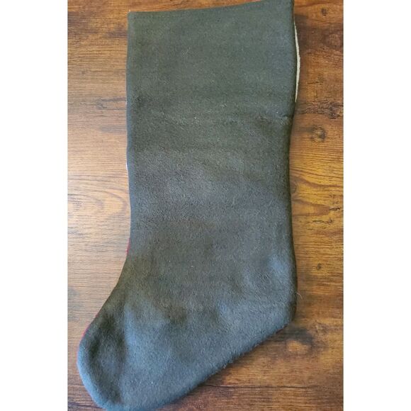 Santa Stocking 18" Tall 9" Wide - Picture 2 of 2